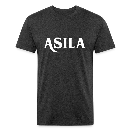Asila Logo A4 RGB White - Fitted Cotton/Poly T-Shirt by Next Level