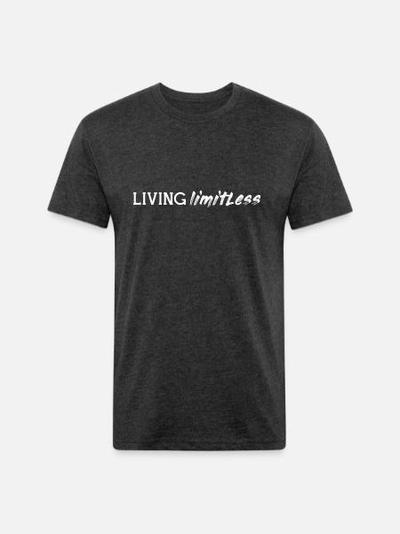 Living Limitless - Unisex Poly/Cotton T-Shirt - heather black