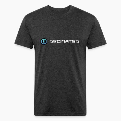 Decimated 2 White - Unisex Poly/Cotton T-Shirt