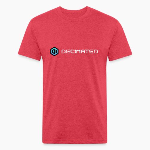 Decimated 2 White - Unisex Poly/Cotton T-Shirt