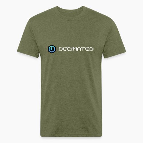Decimated 2 White - Unisex Poly/Cotton T-Shirt