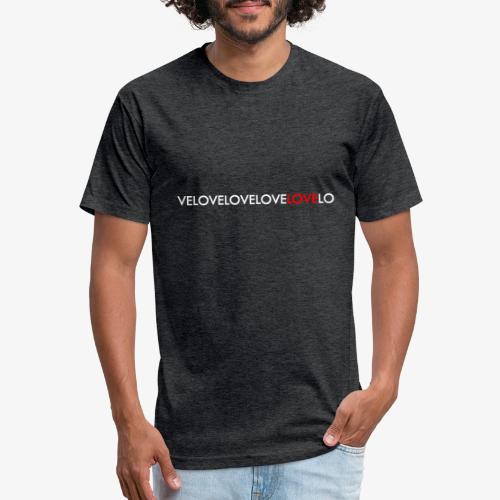 VELO LOVE - Unisex Poly/Cotton T-Shirt