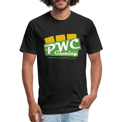 PWC 2008 Retro Logo - Men’s Fitted Poly/Cotton T-Shirt