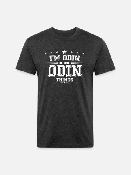Odin - Unisex Poly/Cotton T-Shirt - heather black