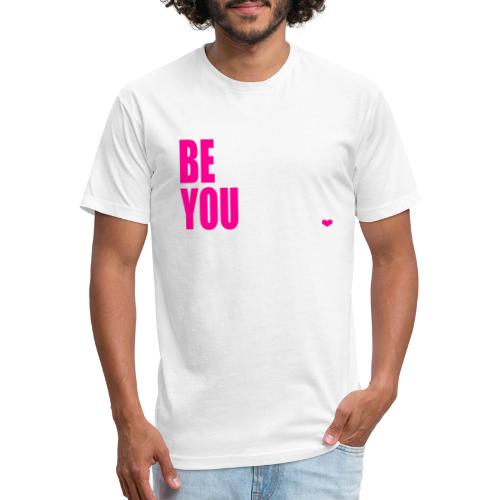 BELIEVE IN YOURSELF - Men’s Fitted Poly/Cotton T-Shirt