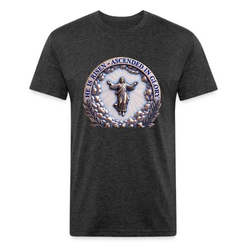 He Is Risen Ascended In Glory T Shirt, Gift - Unisex Poly/Cotton T-Shirt