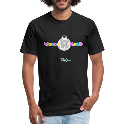 Words R Hard - Alt Design - Unisex Poly/Cotton T-Shirt