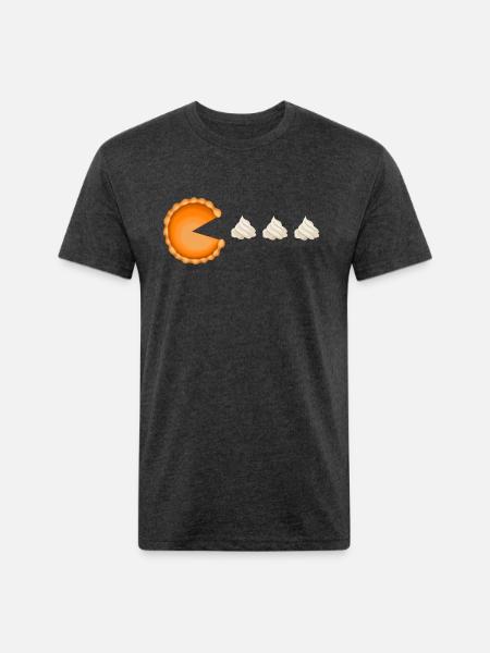 Pack Pie - Unisex Poly/Cotton T-Shirt - heather black