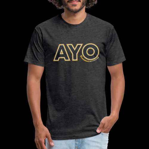 AyoGaming's Logo v1 - Men’s Fitted Poly/Cotton T-Shirt