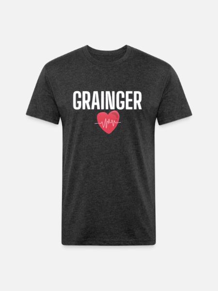 logo grainger - Unisex Poly/Cotton T-Shirt - heather black