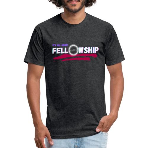 It's All About Fellowship_01 - Unisex Poly/Cotton T-Shirt
