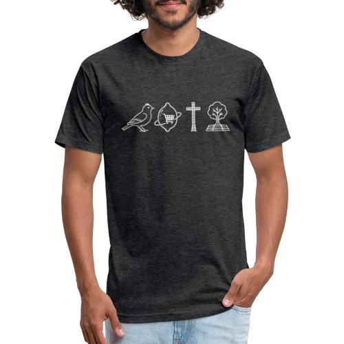 PM Stadium Icons - Unisex Poly/Cotton T-Shirt