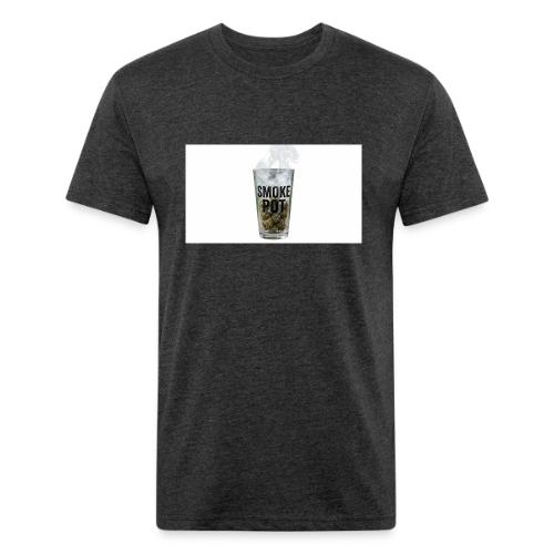 **Smoke Pot Buds** - Unisex Poly/Cotton T-Shirt