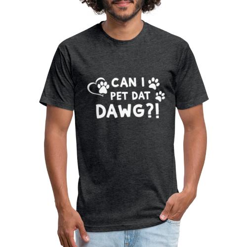 Can I Pet Dat Dawg Funny Meme Tee - Unisex Poly/Cotton T-Shirt