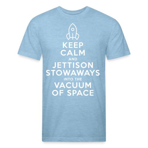 Keep Calm - Starship Mudskipper - Unisex Poly/Cotton T-Shirt