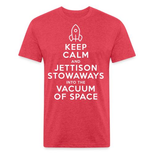 Keep Calm - Starship Mudskipper - Unisex Poly/Cotton T-Shirt