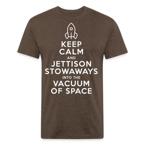 Keep Calm - Starship Mudskipper - Unisex Poly/Cotton T-Shirt