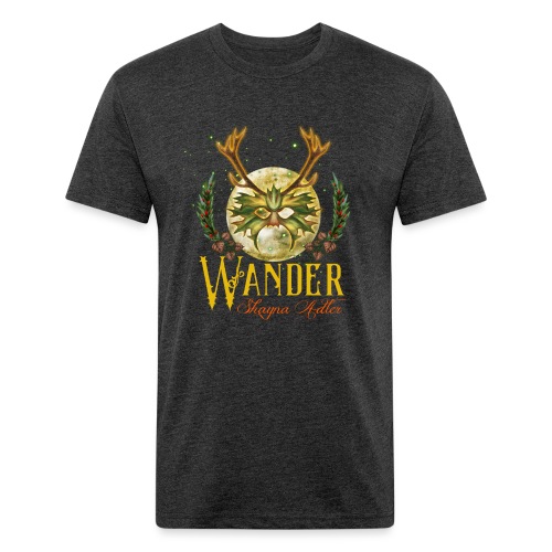 Wander Album - Men’s Fitted Poly/Cotton T-Shirt