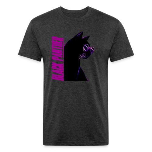 Neon cat - Unisex Poly/Cotton T-Shirt