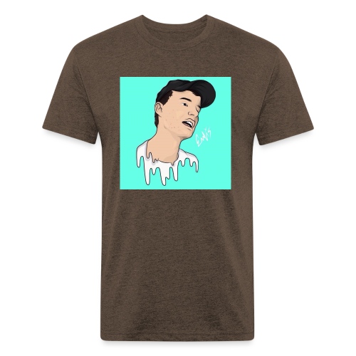 ElixDrawz Design - Men’s Fitted Poly/Cotton T-Shirt
