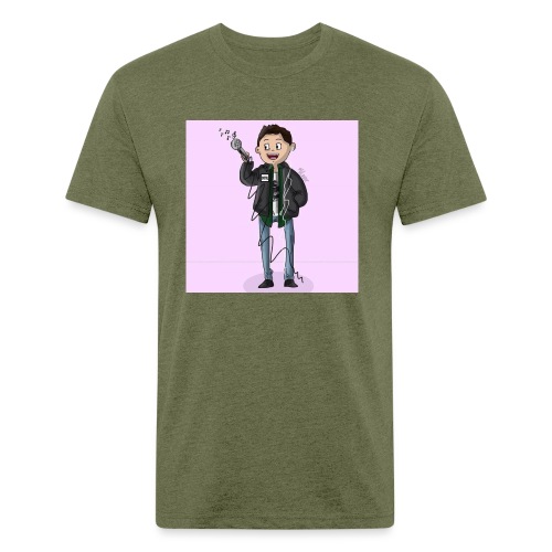 Lil Aver Art - Men’s Fitted Poly/Cotton T-Shirt