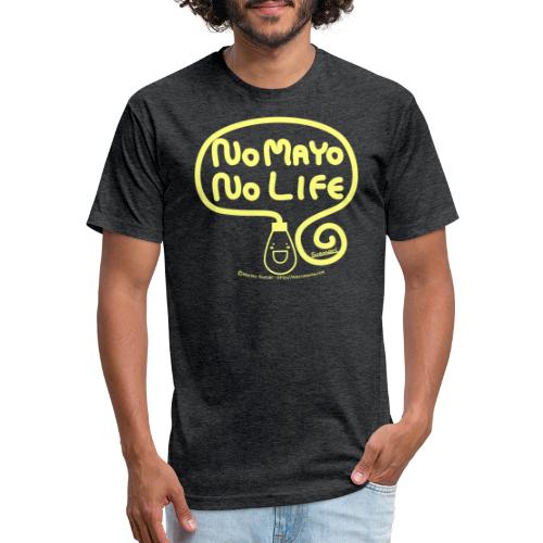 No Mayo No Life - Men’s Fitted Poly/Cotton T-Shirt