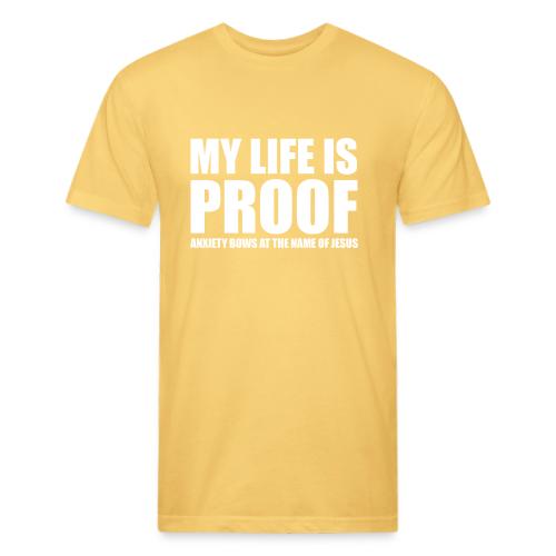 Proof: Anxiety Bows At Jesus Name - Unisex Poly/Cotton T-Shirt