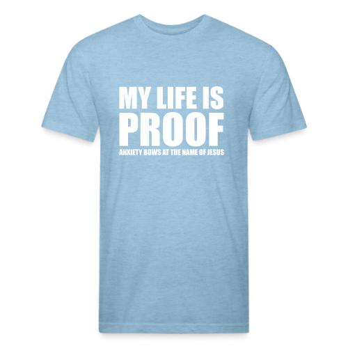 Proof: Anxiety Bows At Jesus Name - Unisex Poly/Cotton T-Shirt