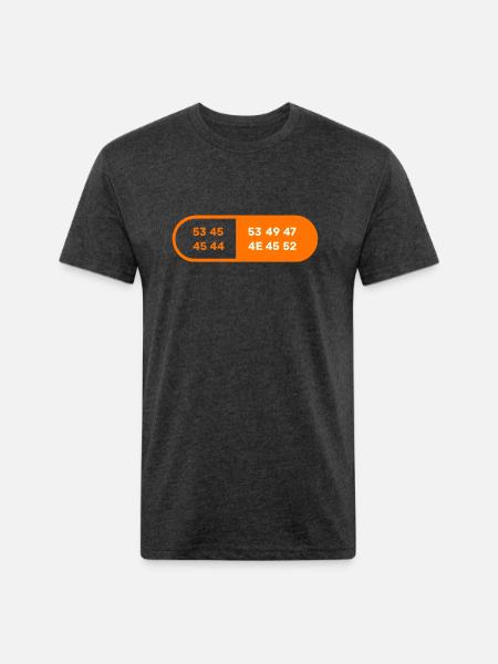Stealth SeedSigner - Unisex Poly/Cotton T-Shirt - heather black