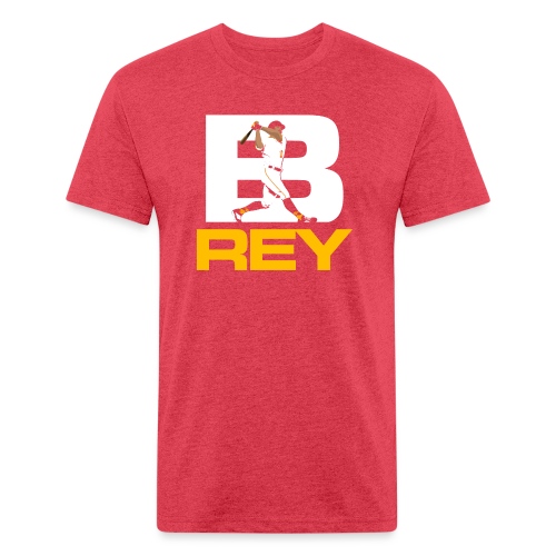 B-REY - Fitted Cotton/Poly T-Shirt by Next Level