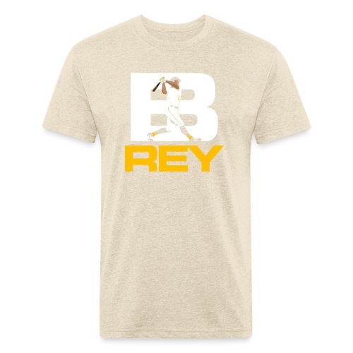 B-REY - Men’s Fitted Poly/Cotton T-Shirt