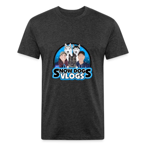 Snow Dogs Vlogs Family Logo - Fitted Cotton/Poly T-Shirt by Next Level