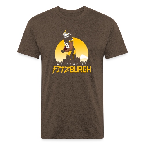 Welcome to Fitzburgh - Men’s Fitted Poly/Cotton T-Shirt