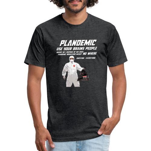 Plandemic v2.0 - Fitted Cotton/Poly T-Shirt by Next Level
