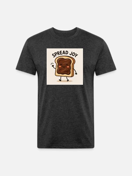SLICE SLICE BABY - Unisex Poly/Cotton T-Shirt - heather black