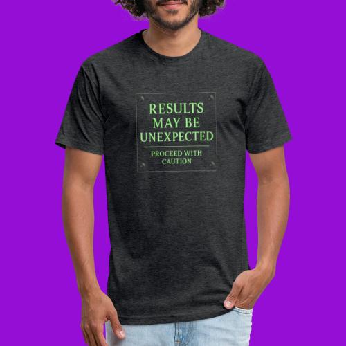 Results May Be Unexpected - Neon Green - Unisex Poly/Cotton T-Shirt