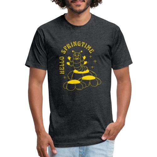 Yellow caterpillar - Unisex Poly/Cotton T-Shirt