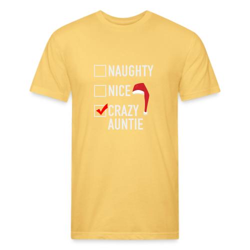 Naughty Nice Crazy Auntie - Unisex Poly/Cotton T-Shirt