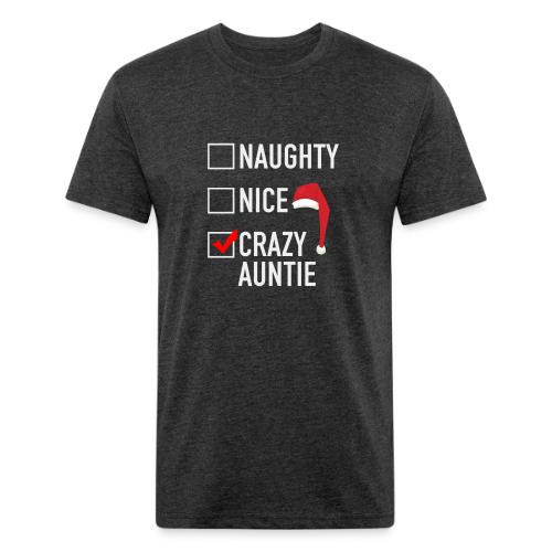 Naughty Nice Crazy Auntie - Unisex Poly/Cotton T-Shirt