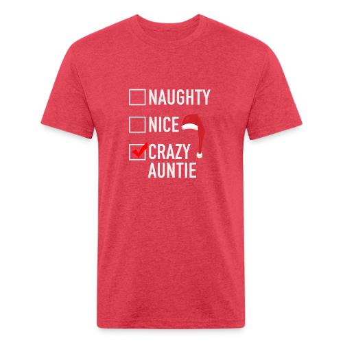 Naughty Nice Crazy Auntie - Unisex Poly/Cotton T-Shirt