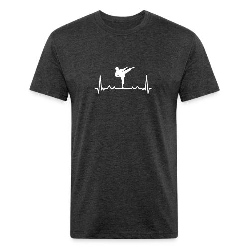 Judo Heartbeats - Unisex Poly/Cotton T-Shirt