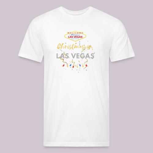 Christmas in Las Vegas - Unisex Poly/Cotton T-Shirt