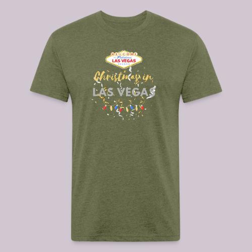Christmas in Las Vegas - Unisex Poly/Cotton T-Shirt