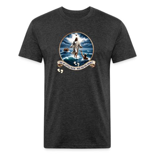 Walking On Water Faith T Shirt, Christian Miracle - Unisex Poly/Cotton T-Shirt