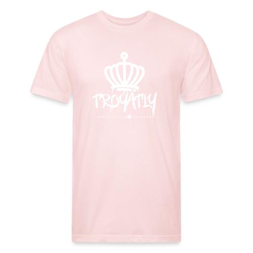 RO Troyalty Tag White - Unisex Poly/Cotton T-Shirt