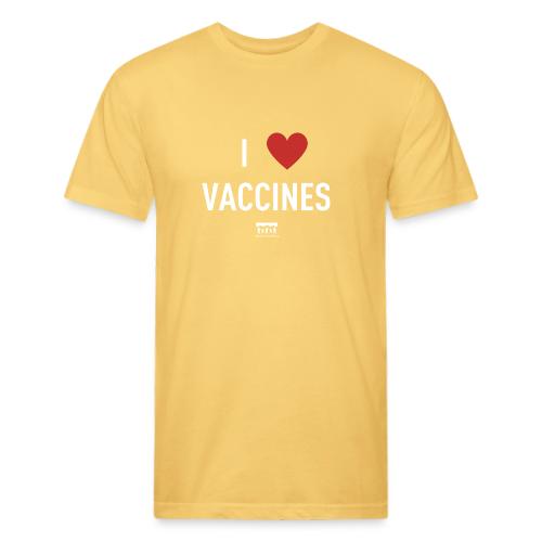 I heart vaccines Immunize Colorado Logo 1 - Unisex Poly/Cotton T-Shirt