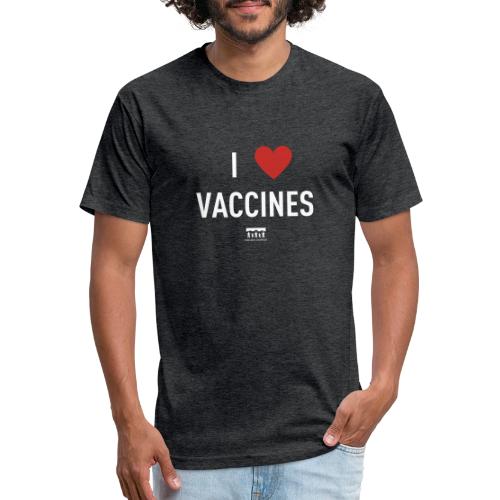I heart vaccines Immunize Colorado Logo 1 - Unisex Poly/Cotton T-Shirt