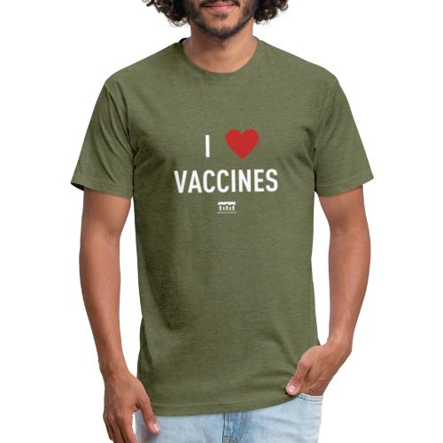 I heart vaccines Immunize Colorado Logo 1 - Unisex Poly/Cotton T-Shirt
