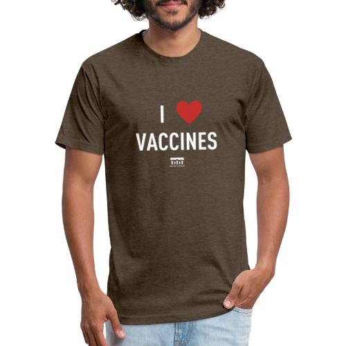 I heart vaccines Immunize Colorado Logo 1 - Unisex Poly/Cotton T-Shirt
