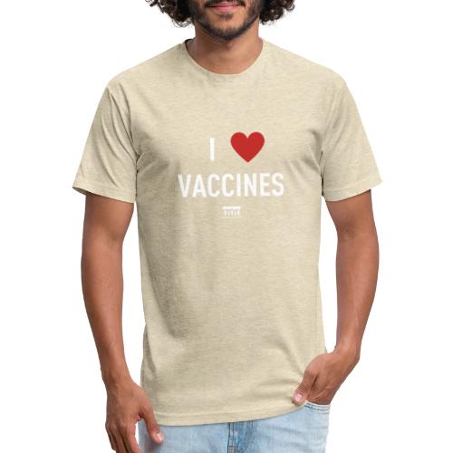 I heart vaccines Immunize Colorado Logo 1 - Unisex Poly/Cotton T-Shirt